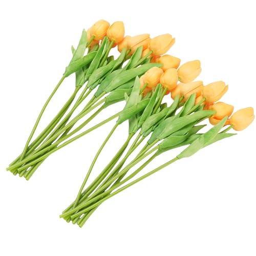 Fleurs artificielles decoratives jaunes pour une table de cuisine