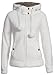 Urban Surface Veste Polaire Teddy pour Femme avec Oreilles et Capuche | Sweat à Capuche avec Fermeture éclair, Taille:L, Couleur:White