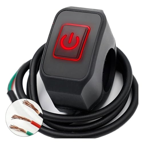 Guidon moto interrupteur universel bouton commande phare klaxon