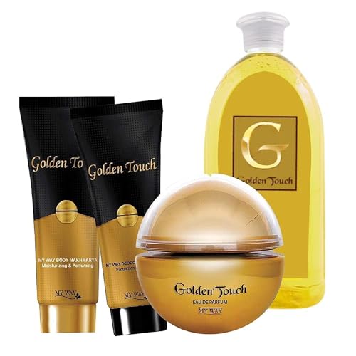 عطر للنساء مجموعة جولدن تاتش ماى واى و تشمل برفان 40 مللى مز...