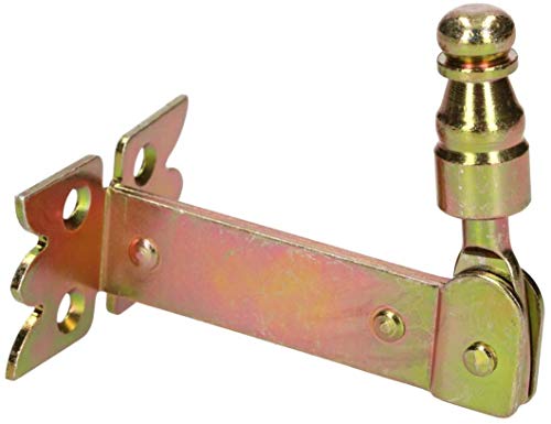 KOTARBAU® Fensterladenhalter 68 mm Einschrauben Fensterhalter Klappladenhalter Fensterladen Fenster Feststeller Verzinkt Gelb Stahl Dekorativ Robust