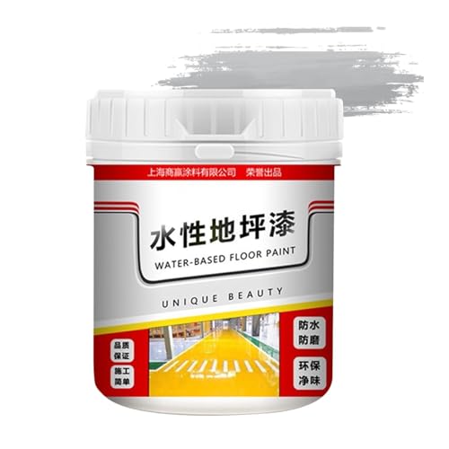 Pintura Para Pisos Antideslizante De Secado Rápido | Pintura Epoxi Para Suelos A Base De Agua De 500 G | Pinturas Impermeables Para Pisos De Concreto | Interiores De Revestimiento De Pisos De Garaje