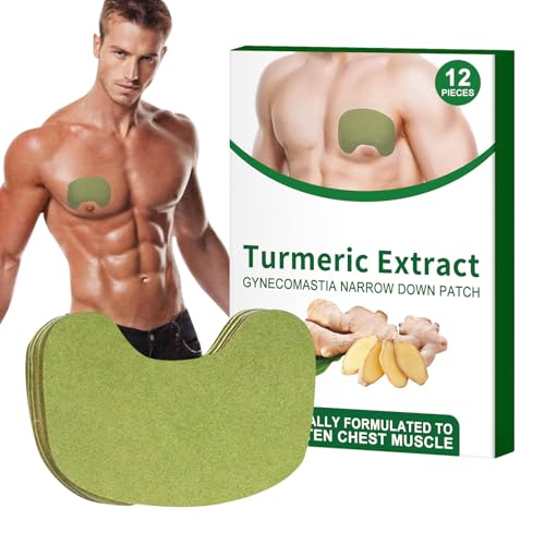 Yabauuop Parche Reductor Para Hombres,Parche Reductor Mamario para Hombres | Producto Ligero Mejorador de Textura de Piel para y Caballeros