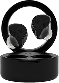 KZ VXS Five Drivers HiFi Bluetooth Headphones/Headset for Audiphile, in-Ear TWS True Wireless Earbuds 1DD 4BA Aptx Long 25H Playback Gaming Sports Earphones, Noise Cancellation Smart Touch IEM Buds