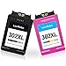 Price comparison product image LeciRoba Remanufactured 302 Ink Cartridges Replacement for HP 302 ink cartridge XL for HP DeskJet 2130 3630 3632 OfficeJet 3830 3831 4650 5230 Envy 4520 4524 4527
