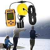detector de peces desde la orilla [COMPACTO Y PORTÁTIL] Gracias a su peso ligero y diseño compacto, este detector de peces es fácil de transportar y, por lo tanto, es perfecto para viajes de pesca en agua dulce y salada.