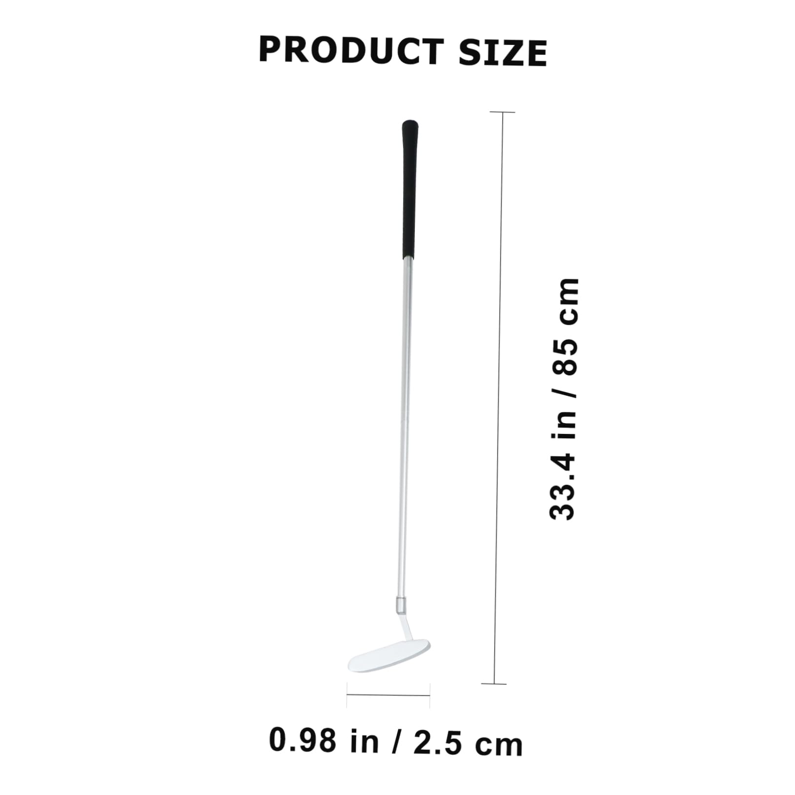 NAMOARLY Golfs Putter Set 3 Piece Folding Putter Alignment Rod Practical Pushing Aid Ideal for Indoor/Outdoor Golf Practice