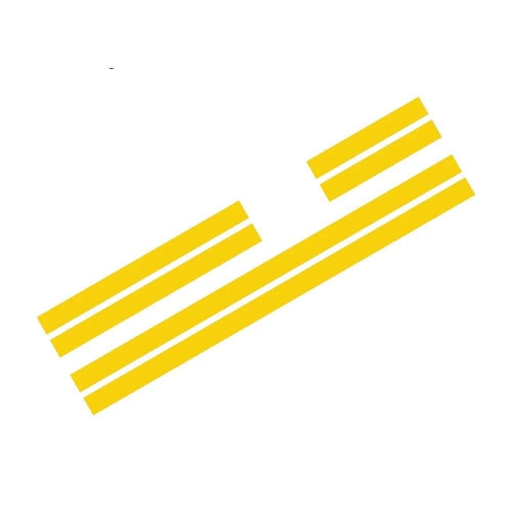 Bertdcx Glossy Yellow Auto Accessory Car Hood Bonnet Stickers Tuning Accessories Vinyl Film Rear Door Decals For Renault Twingo(Glossy Yellow)