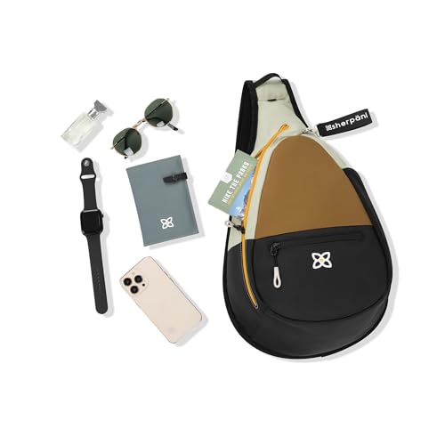 Image of Sherpani Esprit, Sling Backpack, 10L Travel Bag, Right-Handed Shoulder Sling Purse, Crossbody Backpack, Travel Gifts, RFID Protection (Elmwood)
