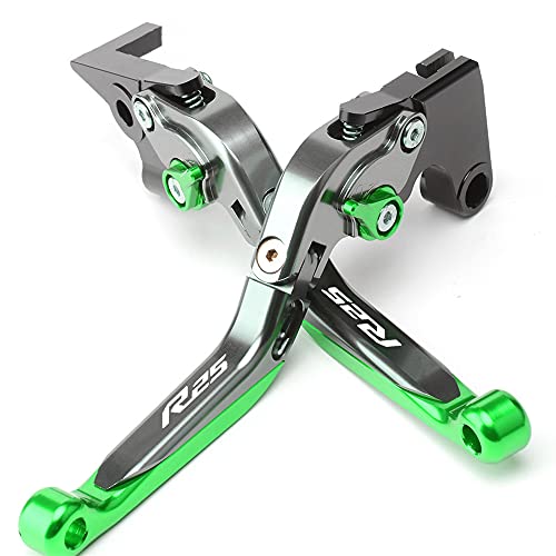 Para Yamaha YZF R25 2013-2017 2018 Acessórios de motocicleta CNC Ajustável Extensível Dobrável Alava
