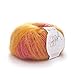 Produktbild ggh Kidseda - Mohairwolle & Seide - 25g Wolle zum Stricken - leichte & hochwertige Wolle mit Farbverlauf - Farbe 201 - Pinkmeliert