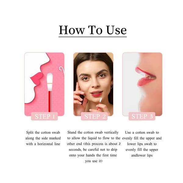 20-PcsBox-Cigarette-Lipstick-Cotton-Swab-Lipstick-Durable-Waterproof-Liquid-Non-Stick-Tattoo-Lipstick-Portable-Lip-Tint-4-Colors sefudun 20 PCS Tattoo Lipstick Cigarettee Cotton Swab,Durable Waterproof Liquid Non-Stick Tattoo Lipstick,Portable Lip Tint(4 Colors)