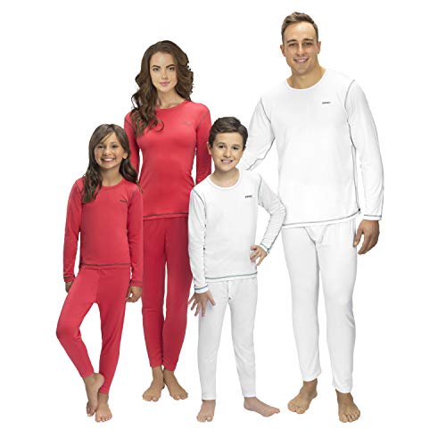 Thermal Underwear for Girls (Thermal Long Johns) Sleeve Shirt & Pants Set, Base Layer w/Leggings Bottoms Ski/Extreme Cold4
