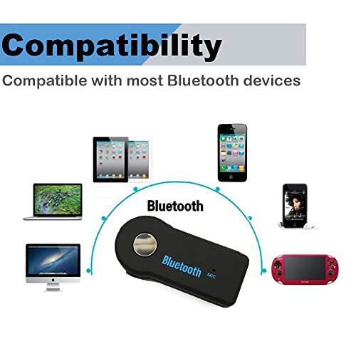 Bluetooth AUX Adapter for Car, Wireless Audio Receiver Portable Hands-Free Car Kits with AUX 3.5mm - Image 6