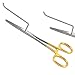 PRECISE CANADA Veterinary Orthopedic Surgic Instruments 16cm Spay Ligation Fixture Clamp Forceps for Vet Use