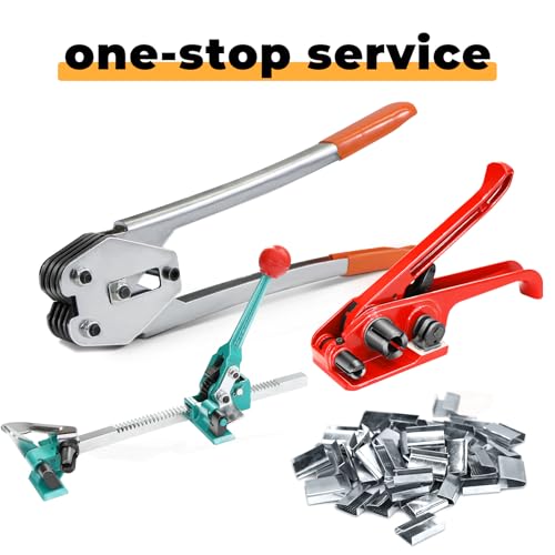 Image of Strapping Sealer /Crimper for 1 /2 inch Polypropylene (PP) Strapping Band Manual Banding Tool with 15 inch Extended