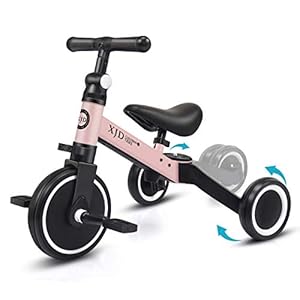 XJD 3-in-1 loopfiets driewieler loopfiets upgrade 2.0 voor kinderen 12-36 maanden wielen met afneembaar pedaal jongens…