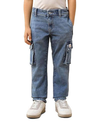 Image of Relaxed fit Boys Cotton Jeans