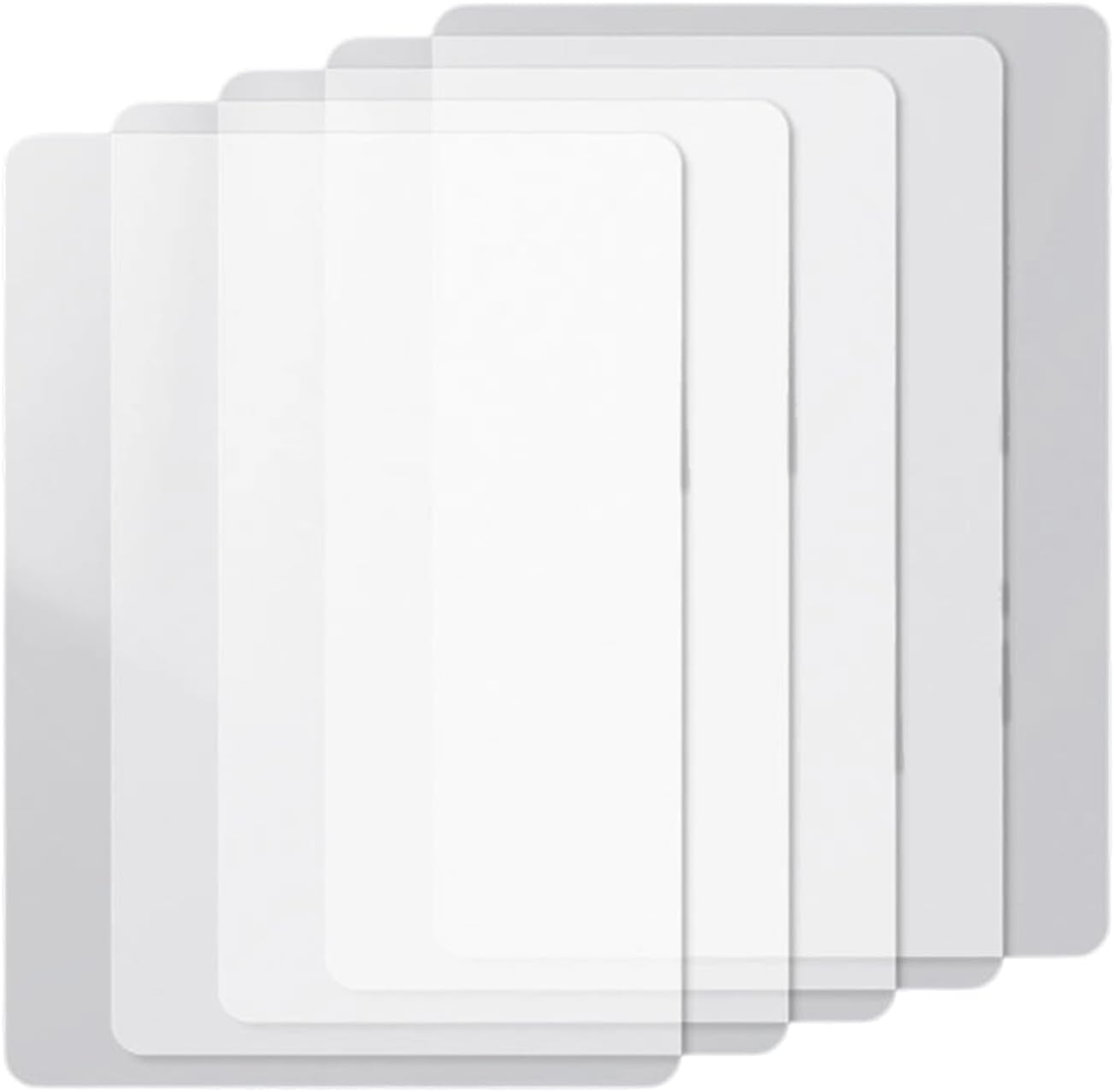 5 Pcs Exam Board Writing Boards Pad Student Exam Supplies for Testing Note Taking Artwork Drafting Clear Pad Mats for Students Exams Homework