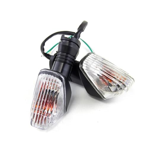 Señales Cambio Luces Luces Intermitentes para Motocicleta para para Z750S, para Z750, para Z1000, KLE 500 Y KLE 650 Repuestos E Indicadores De Dirección Lateral Luz(Claro)