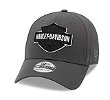 harley davidson oem parts usa Offizielle 39THIRTY Silhouette von New Era mit Visieraufkleber für Authentizität.