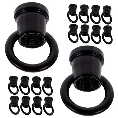 VILLCASE 20pcs Ceiling Hook for Pendant Light Heavy Duty Zinc Alloy Eye Bolt Hanging Ring Lighting Accessories