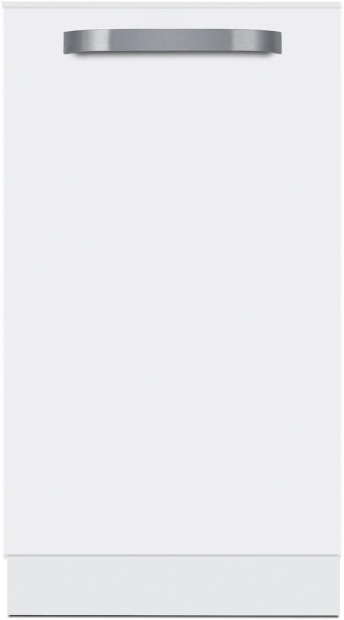 Summit Appliance DW183WADA 18 Inch Wide Built-In Dishwasher, ADA Compliant – White; 8 Wash Programs; Water Cutoff Warning ; Ultra Quiet Performance; Energy Star Certified