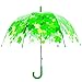 Kung Fu Smith Clear Umbrella for Kids Boys & Girls, Windproof Bubble Dome Rain Umbrella
