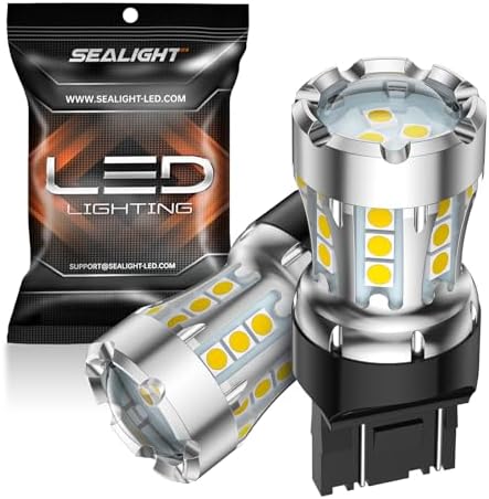 SEALIGHT 7443 LED Bulb White, Super Bright 7441 7444 T20 992 W21W...