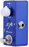 melhor pedal booster guitarra Boost XP Booster-Clean SWEET Mini Pedal Efecto Discreta FET Clean Design Booster con Interruptor De Derivación Verdadera Proporciona Pura Ganancia hasta 20dB