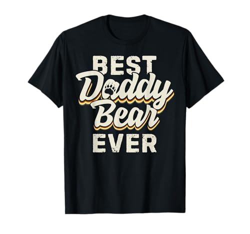 Gay Best Daddy Bear Ever Orgullo Gay Oso Camiseta