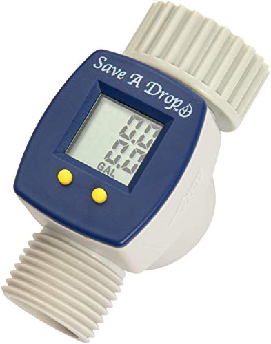 Save A Drop P3 Blue Water Flow Meter | Measure Gallon Usage From An Outdoor Garden Hose | Helps Conserve Water…… #TOP4