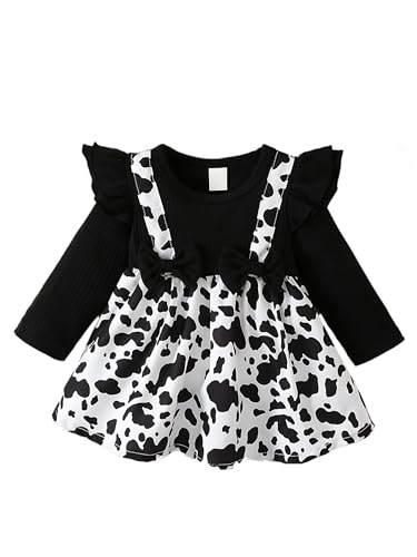 Image of Buy & Try by Dharmikaay Girl's Lycra Floral Printed Frock Dress for Girls Short Frock Baby Princess Western Dresses| Stylish Fancy Kids Clothing for New Year, Fashion.