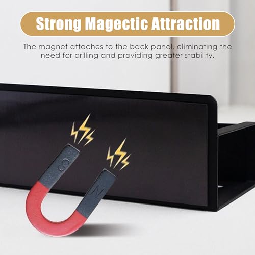 image for Cosy Family 4-Pack Strong Magnetic Metal Spice Rack Organizer for Refr
