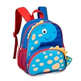 Mochila De Costa Escolar Dinonssauro Azul 13' - Clio Pets