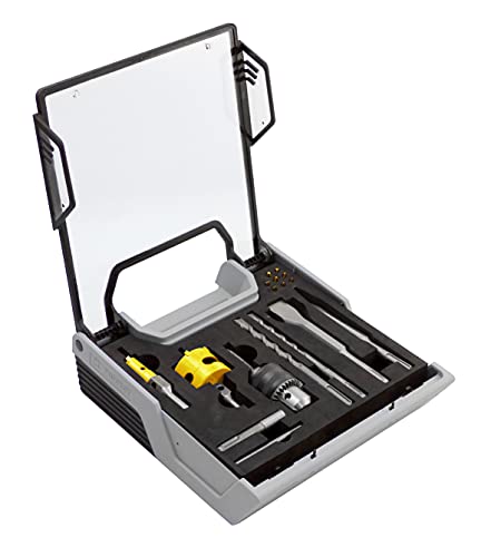 Peugeot Outillage 200179 - Maletín martillo perforador SDS + 21 piezas, color gris Cover