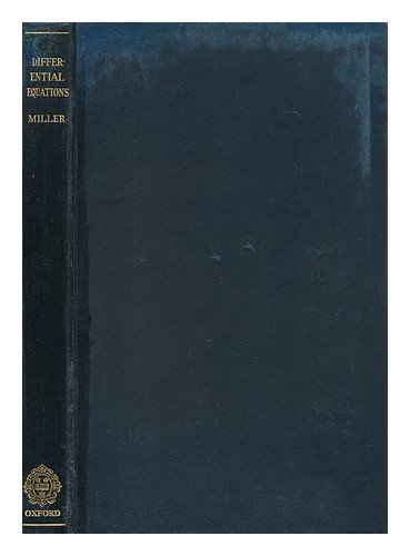 A first course in differential equations, B0006AN7Q8 Book Cover