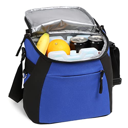 Airbuyw Lunch Cooler Bag, 12 Can Insulated Heat Sealed Peva Lining Reusable Cooler For Men Women Work Adult #TOP1