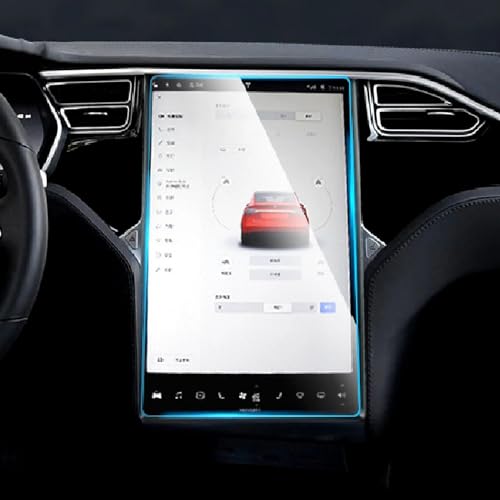 Écran tactile de voiture protégé : film TPU Tesla Model X 2020-2023 anti-trace