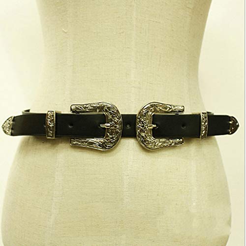 Homyl Cintos De Couro Para Mulheres Jeans Cinto Com Cinta De Cinto Com Fivelas De 2 Pinos De Largura