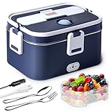 Aokoka Electric Lunch Box 75W Food Heater 12V 24V 110V Heated Lunch Boxes for Adults, Portable Food...