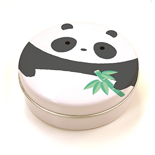 Papier MemoKan Panda Beverly Enterprises mini bloc notes rond et boîte métallique