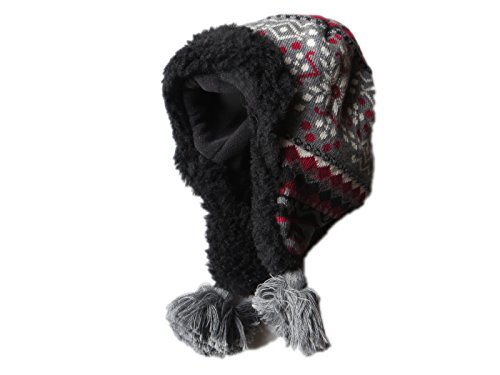 Photo de maximo Paracap pour enfant - Gris moyen - Couleur jacq étoilée - Toit en fourrure - Doublure polaire douce - Taille 51, gris, 51