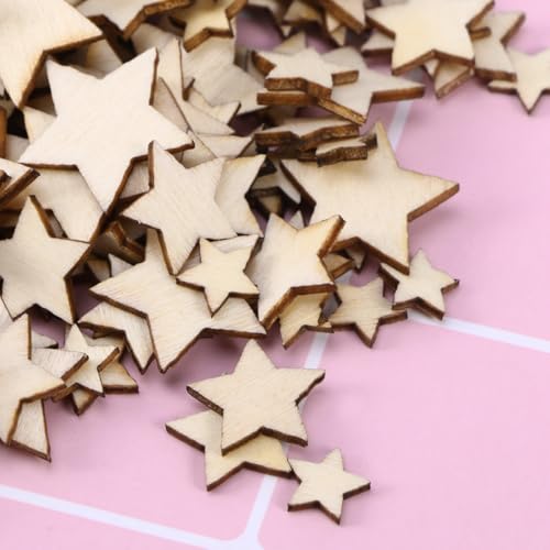 Adornos de pentagrama de madera natural para solucionar la falta de detalles creativos en bodas 8