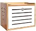 MXRLZX Scatola portaoggetti per Router, Scatola portaoggetti da Tavolo da Appendere a Parete per Router WiFi, Scatola Cavi per Gestione Cavi, per Presa/telecomandi/Lettori Dvd/Modem,A