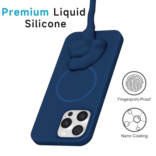 Coque iPhone 15 Pro Max silicone compatible MagSafe fine esthétique LoeoeL - 4