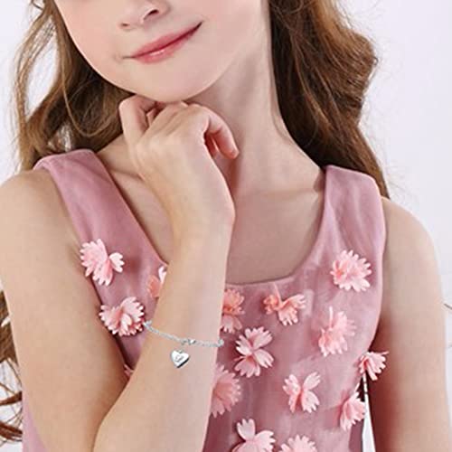 Chili Jewelry Women Girls Initial A Charm Bracelets Stainless Steel Heart 26 Letters Alphabet Link Bracelet For Mens Birthday Gifts #TOP5