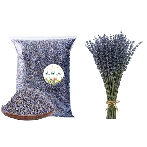 Ramos secos de lavanda para decoración y manualidades miniatura 1