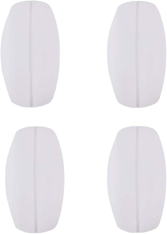 LASSUM 2 Pairs Soft Silicone Bra Strap Cushions Holder NonSlip Pliable