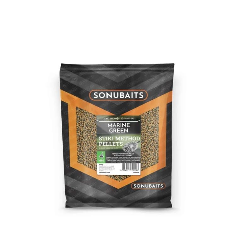 Preston Sonubaits Stiki Method Pellets 4mm X2 (Marine Green)